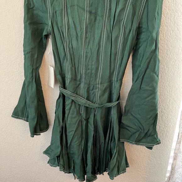 Tularosa NICOLE LONG SLEEVE MINI DRESS sycamore green - Picture 9 of 12